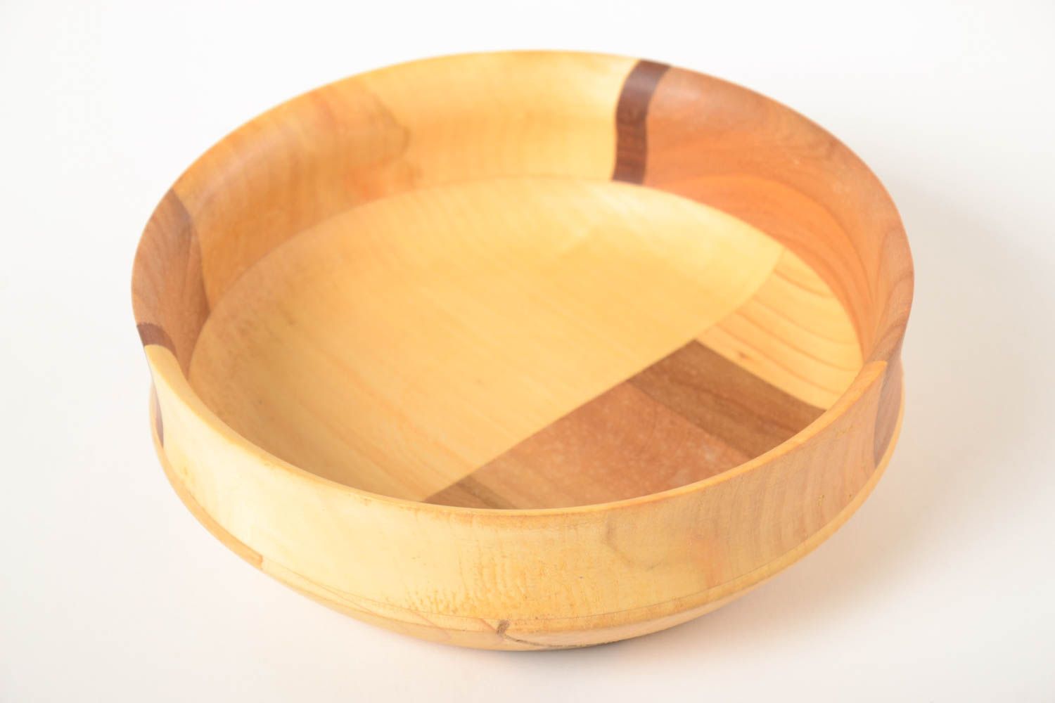 Деревянная посуда ручной работы деревянная тарелка глубокая посуда из дерева фото 3
