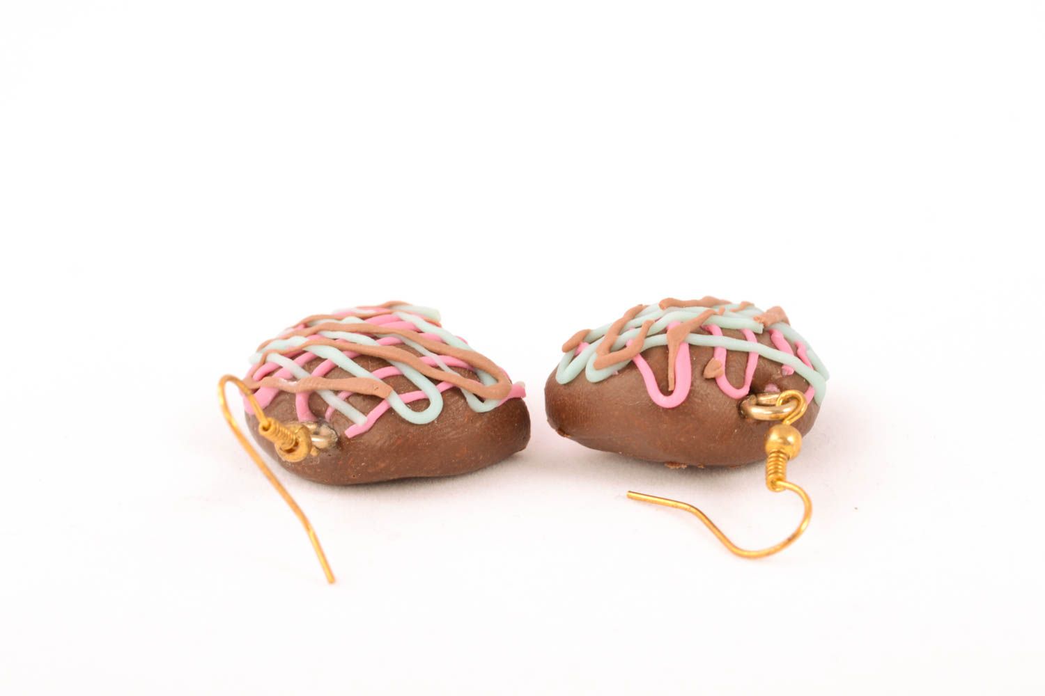 Polymer clay earrings Sweets photo 1