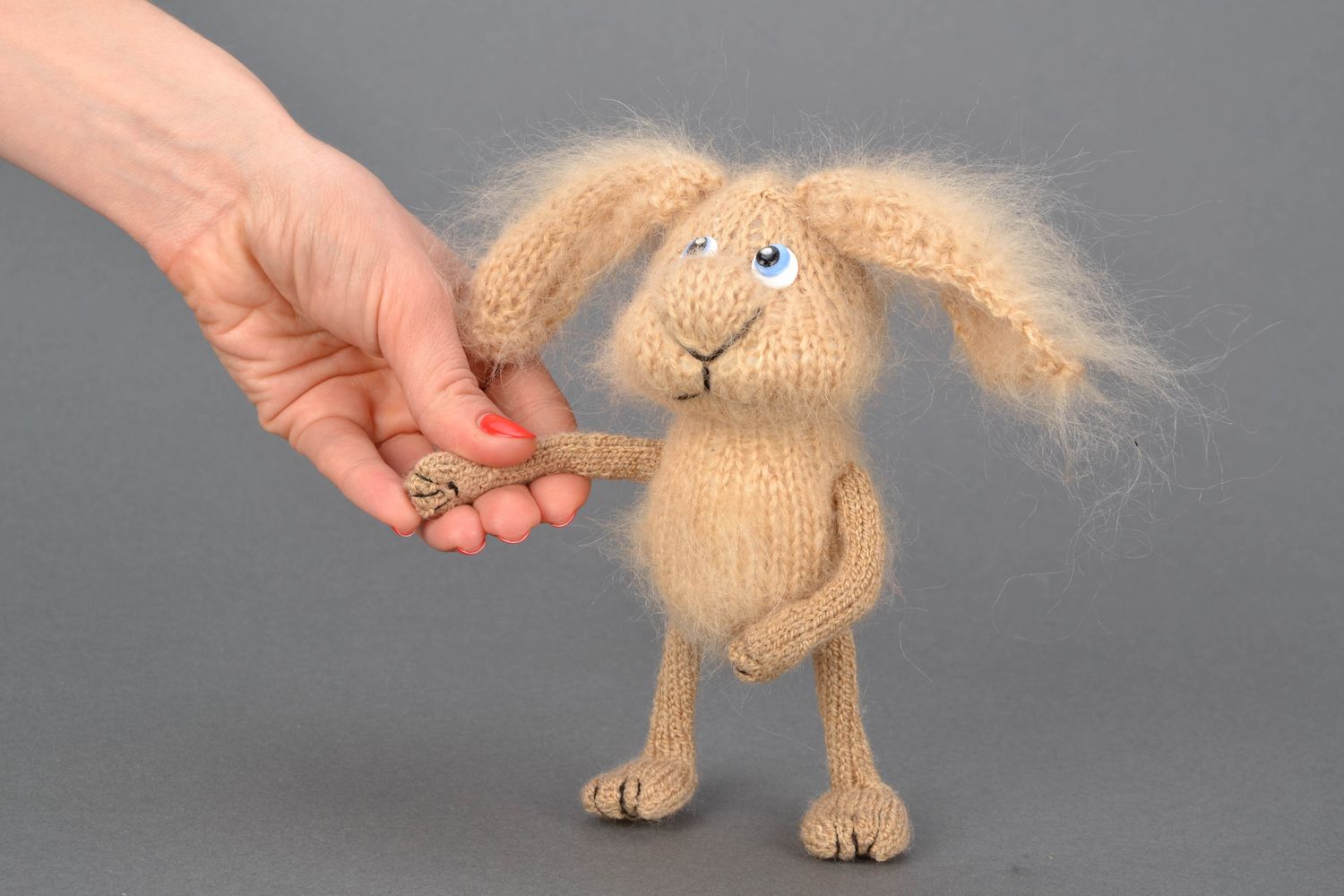Hand crochet soft toy Rabbit photo 2