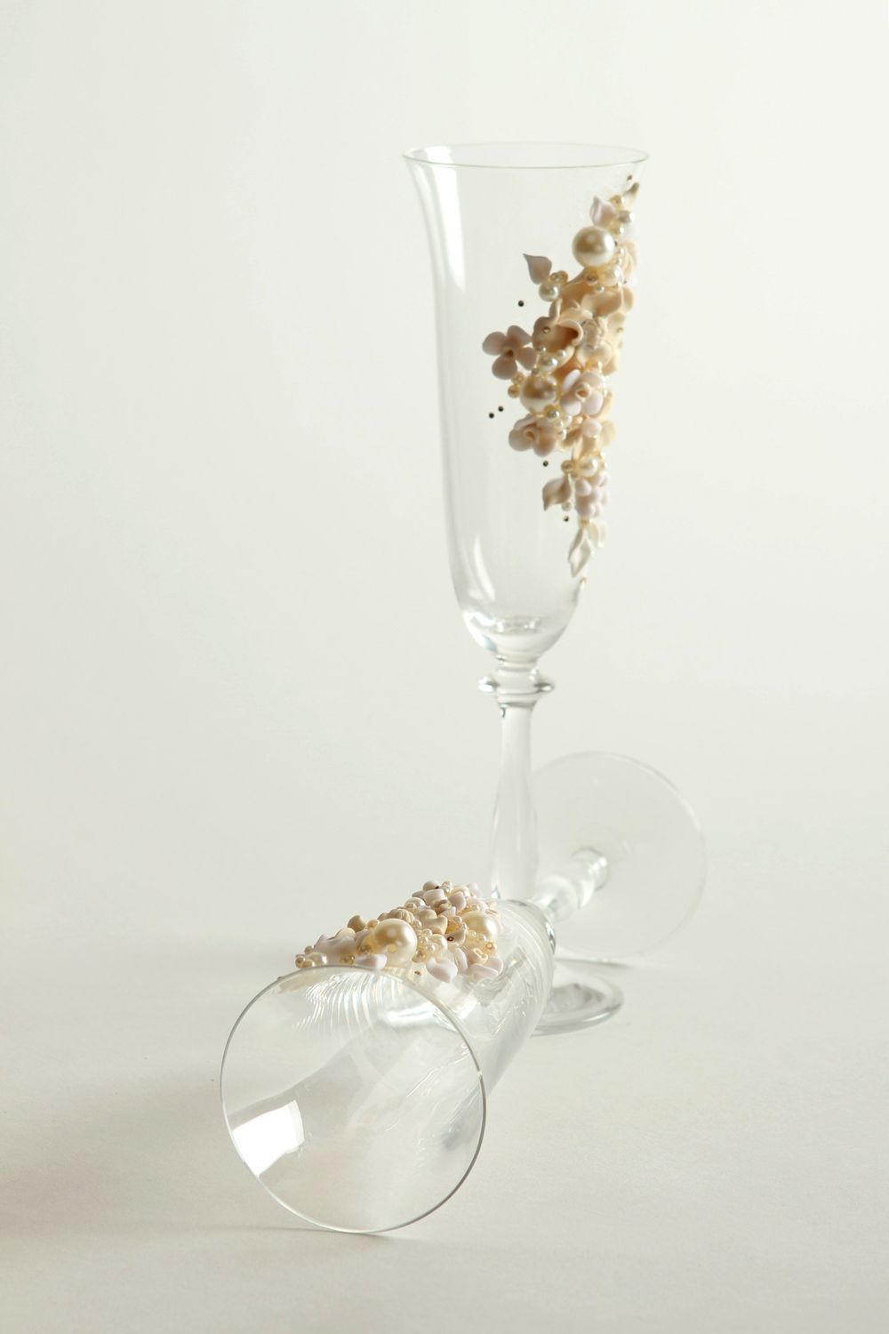 Wedding handmade glasses unusual designer accessories lovely beautiful present photo 4