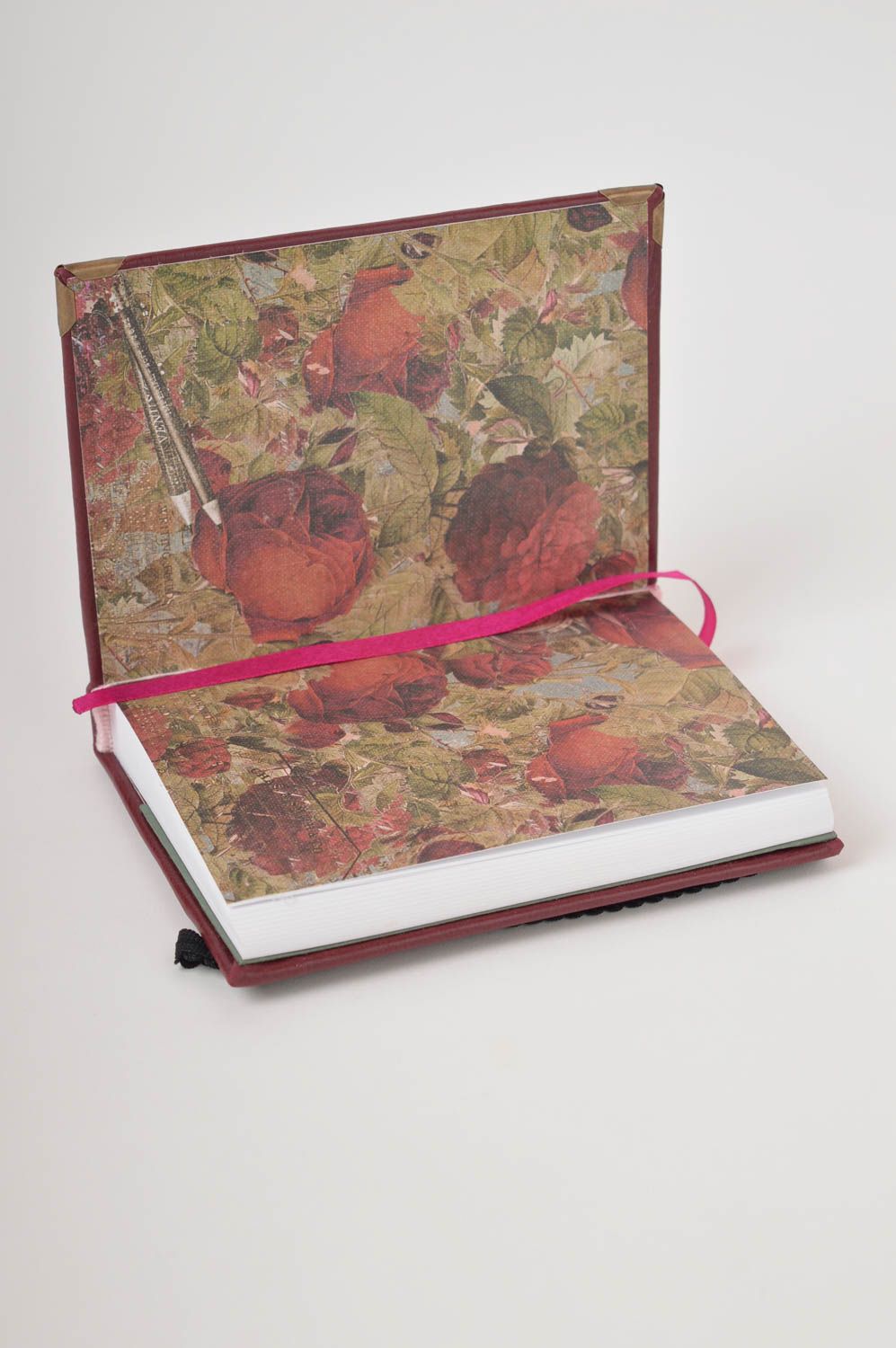Design Tagebuch Handmade Geschenk für Freundin Notiz Buch Geburtstag Geschenk  foto 4