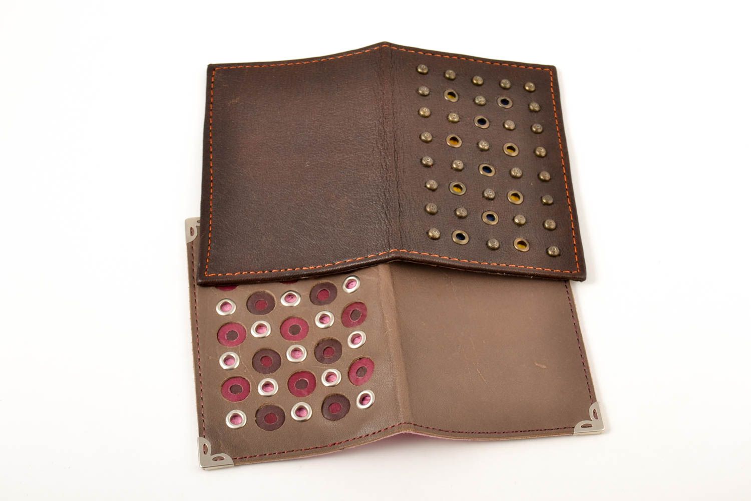 Leder Accessoires handmade Pass Schutzhüllen originell Schutzhüllen für Ausweis foto 5