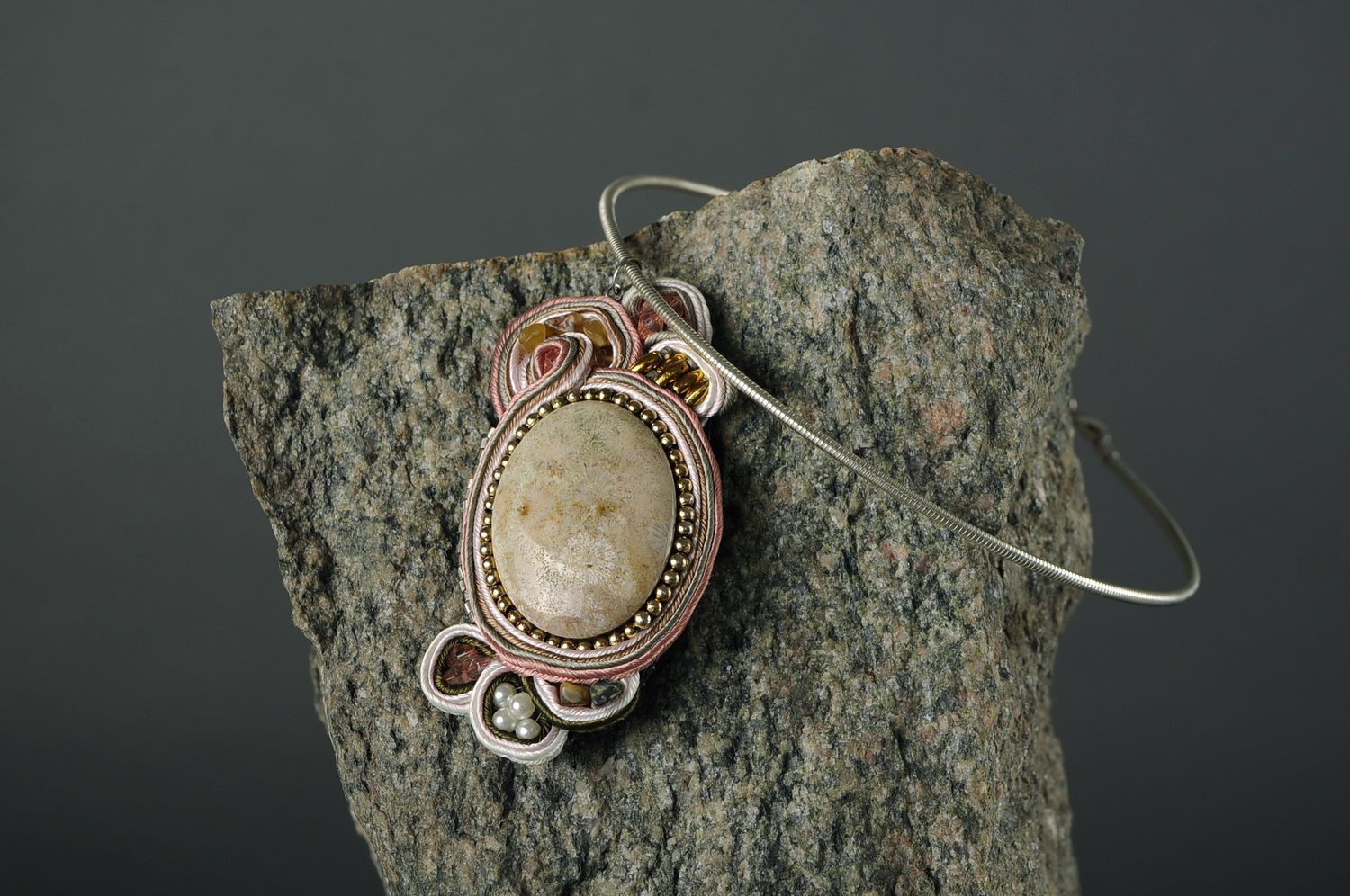 Pendant with Agate Turkish Delight photo 4