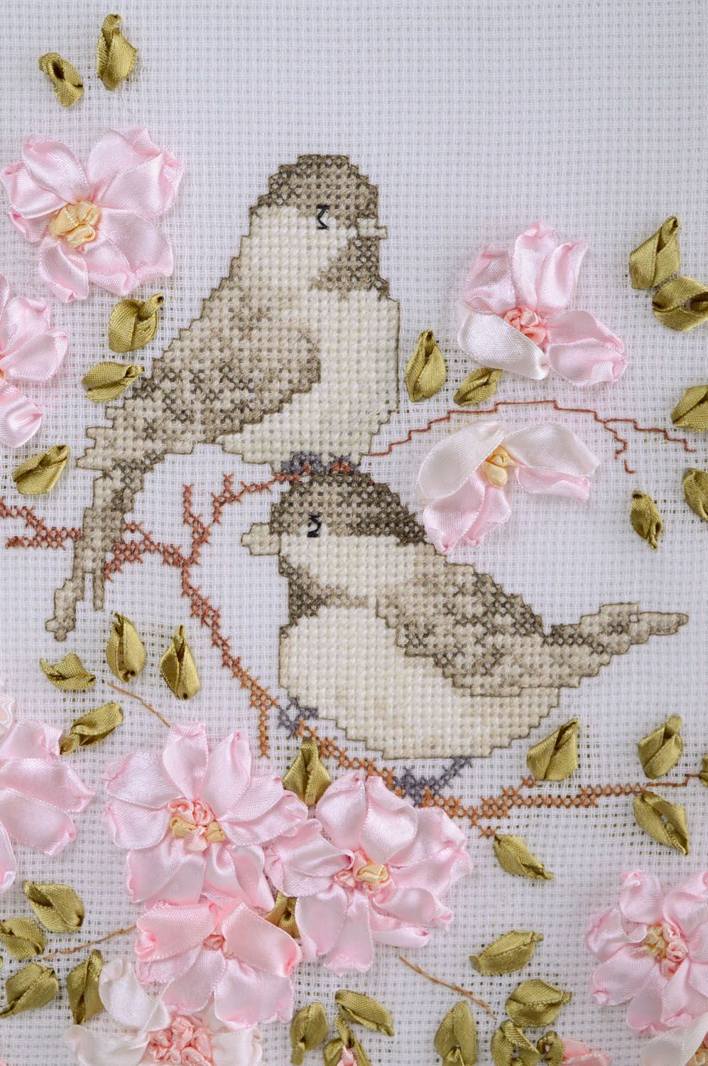 Embroidered picture Birds photo 2
