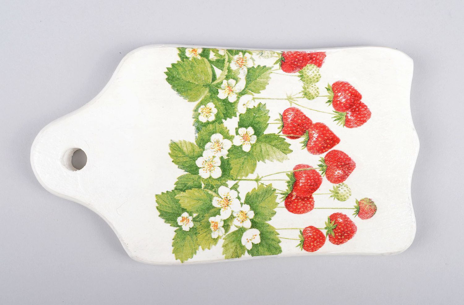 Tabla decorada hecha a mano decoupage accesorio de cocina regalo original foto 4