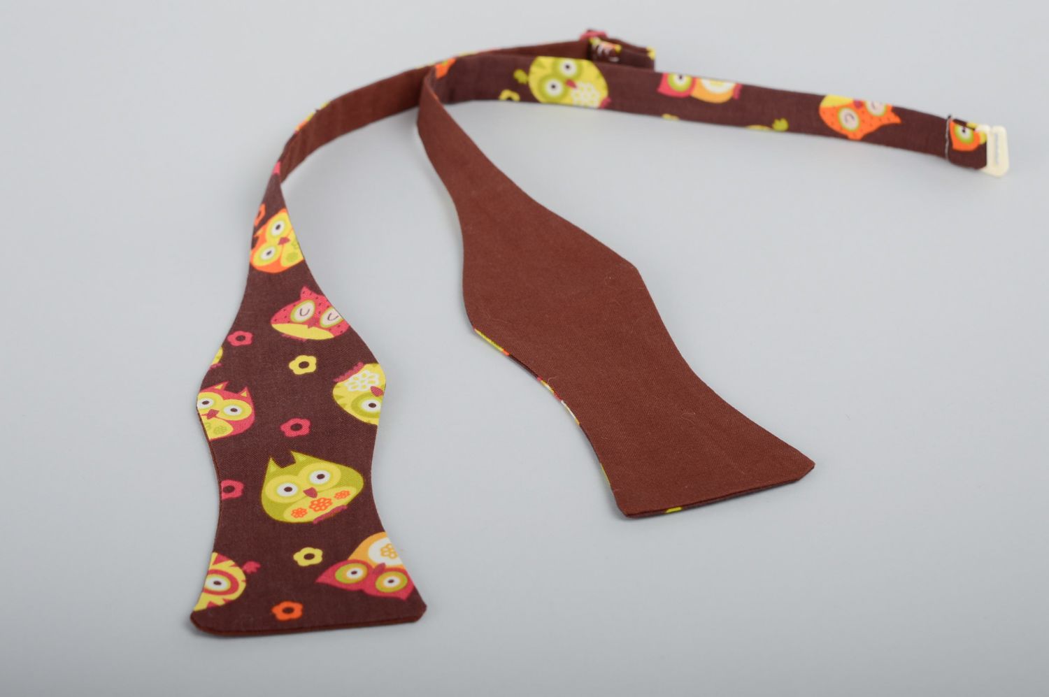 Funny fabric bow tie for girls and boys photo 2
