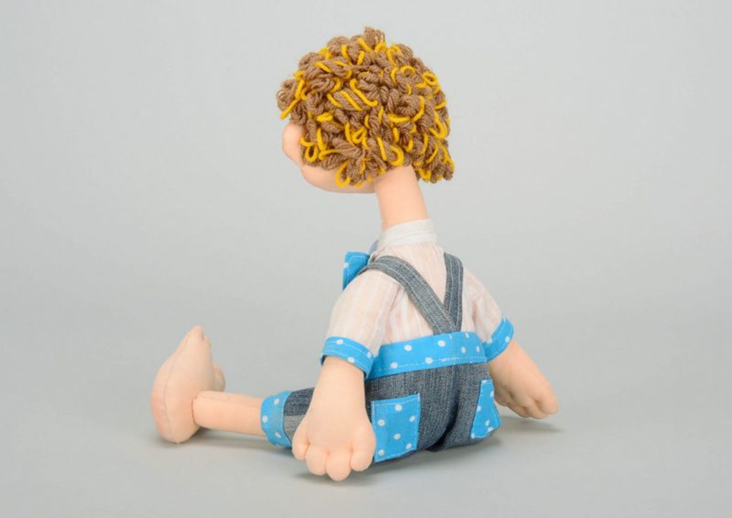 Soft doll Boy in jumpsuit photo 4