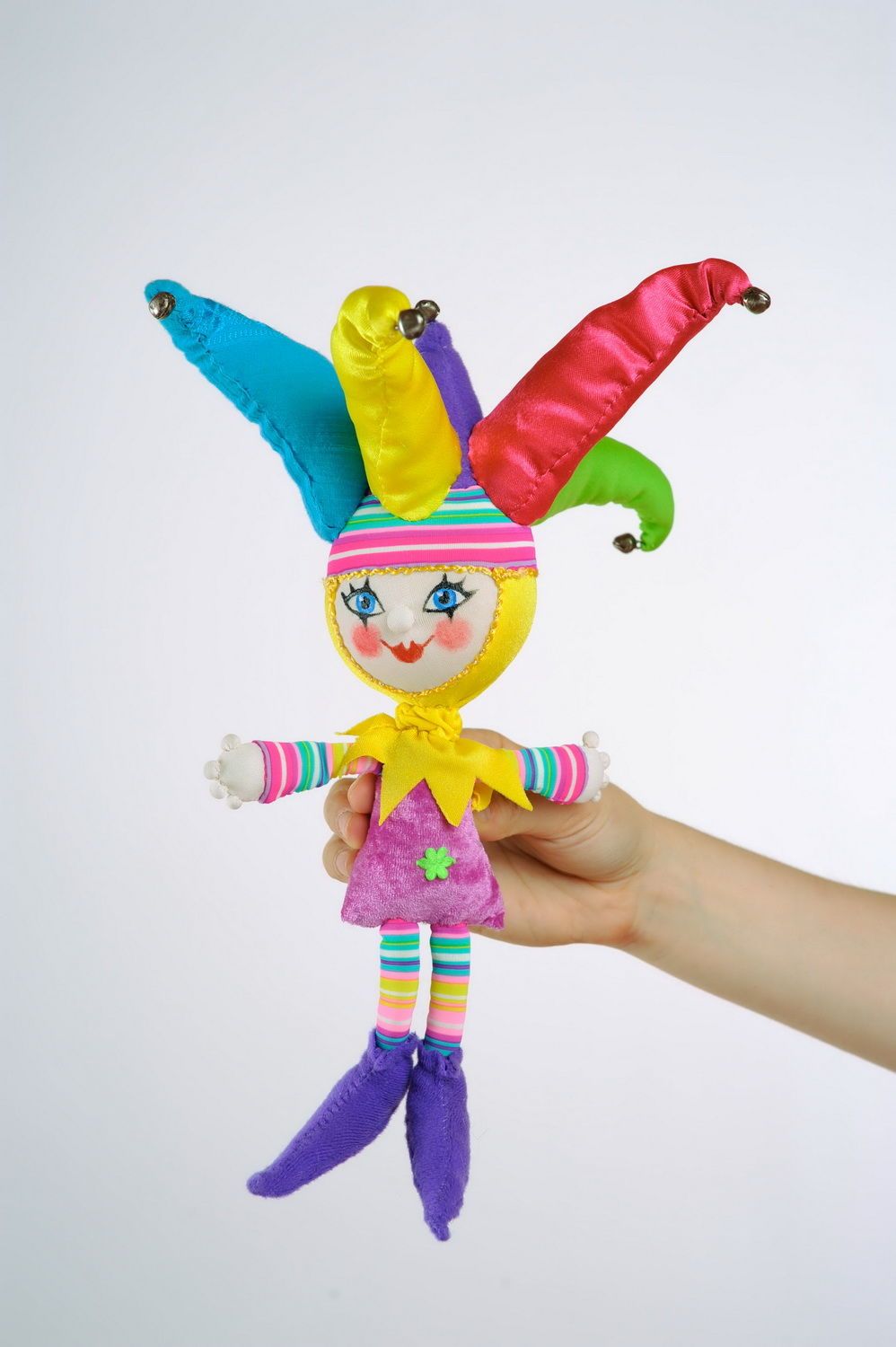 Кукла мягкая Клоун фото 2