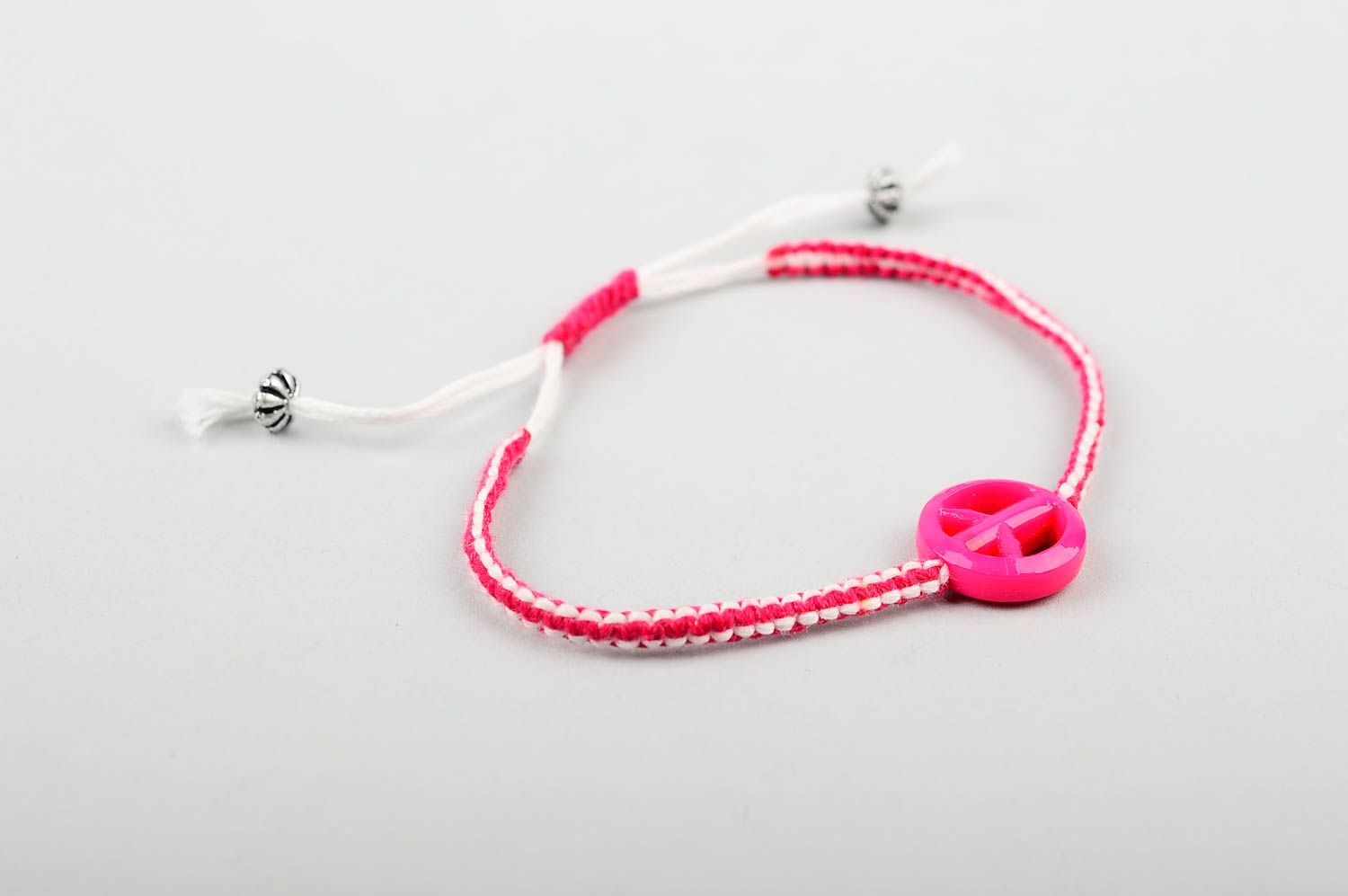 Handmade summer bright bracelet unusual thin bracelet accessory for girls photo 3