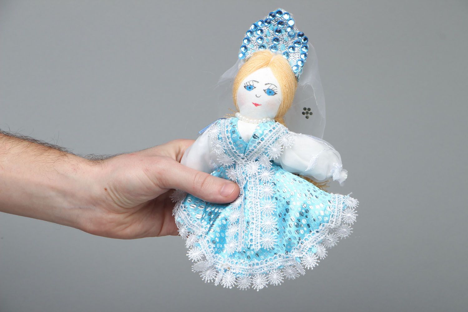 Интерьерная кукла Снегурочка фото 4