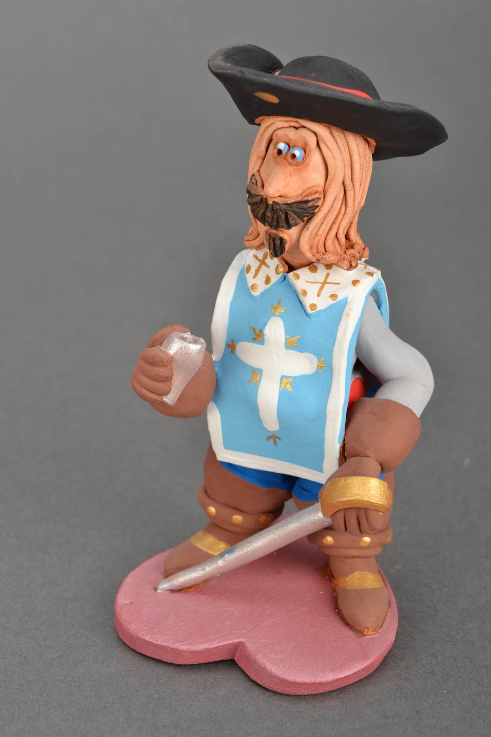 Ceramic figurine French Musketeer photo 3