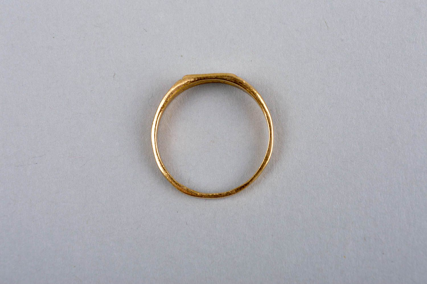 Кольцо ручной работы кольцо из латуни металлическое украшение авторское фото 4