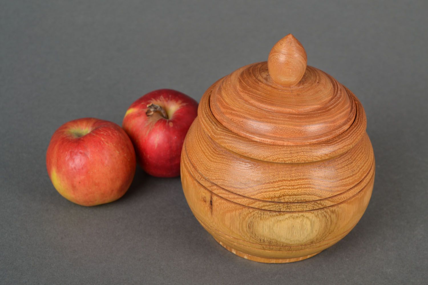 Handmade wooden pot photo 1