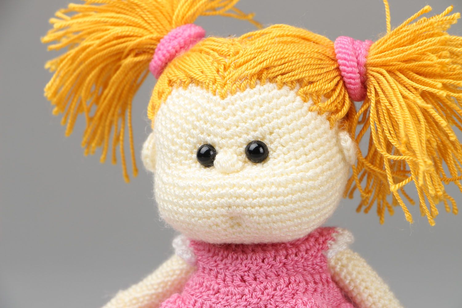 Handmade crocheted toy Naughty Girl photo 2