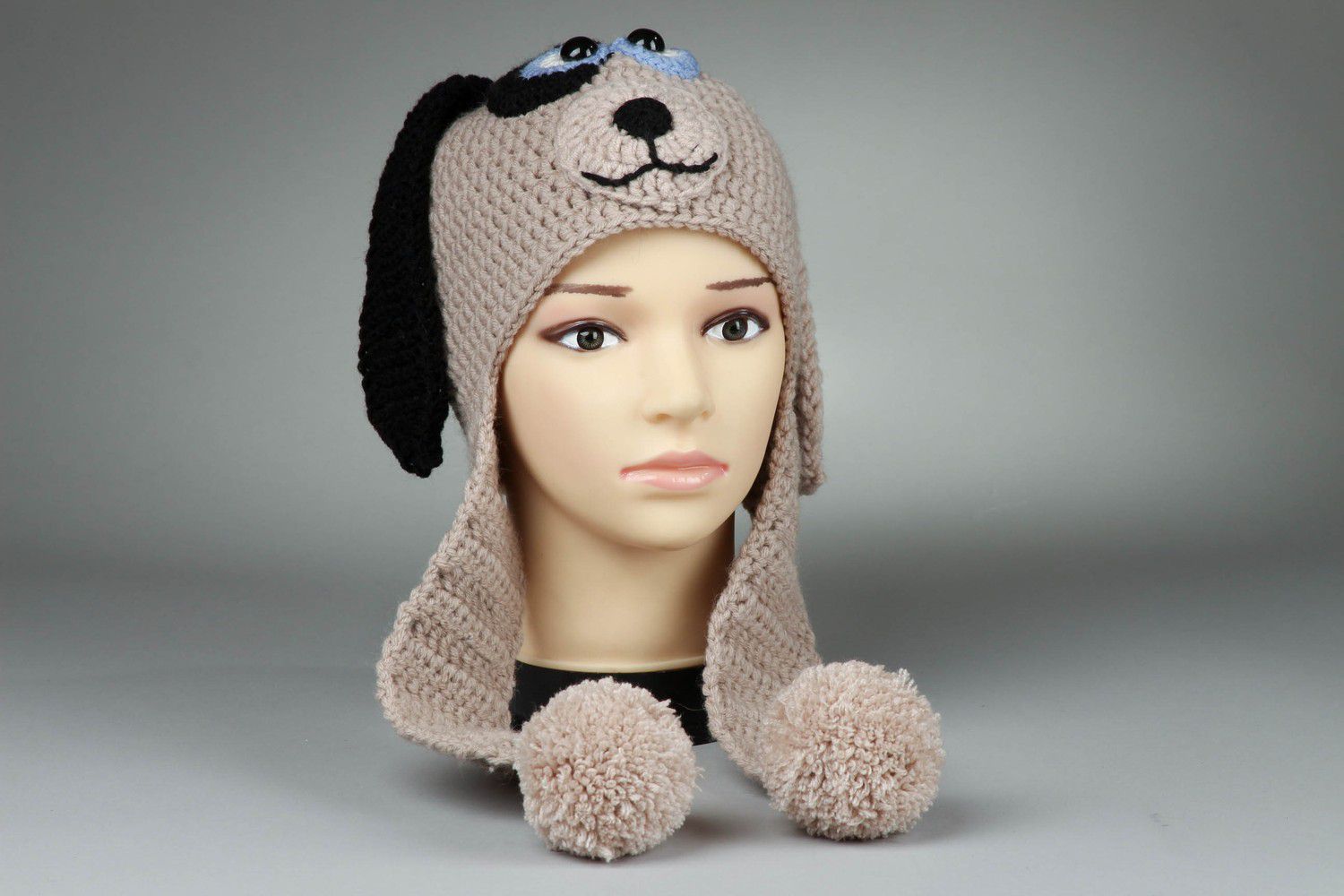 Knitted hat Doggie photo 2