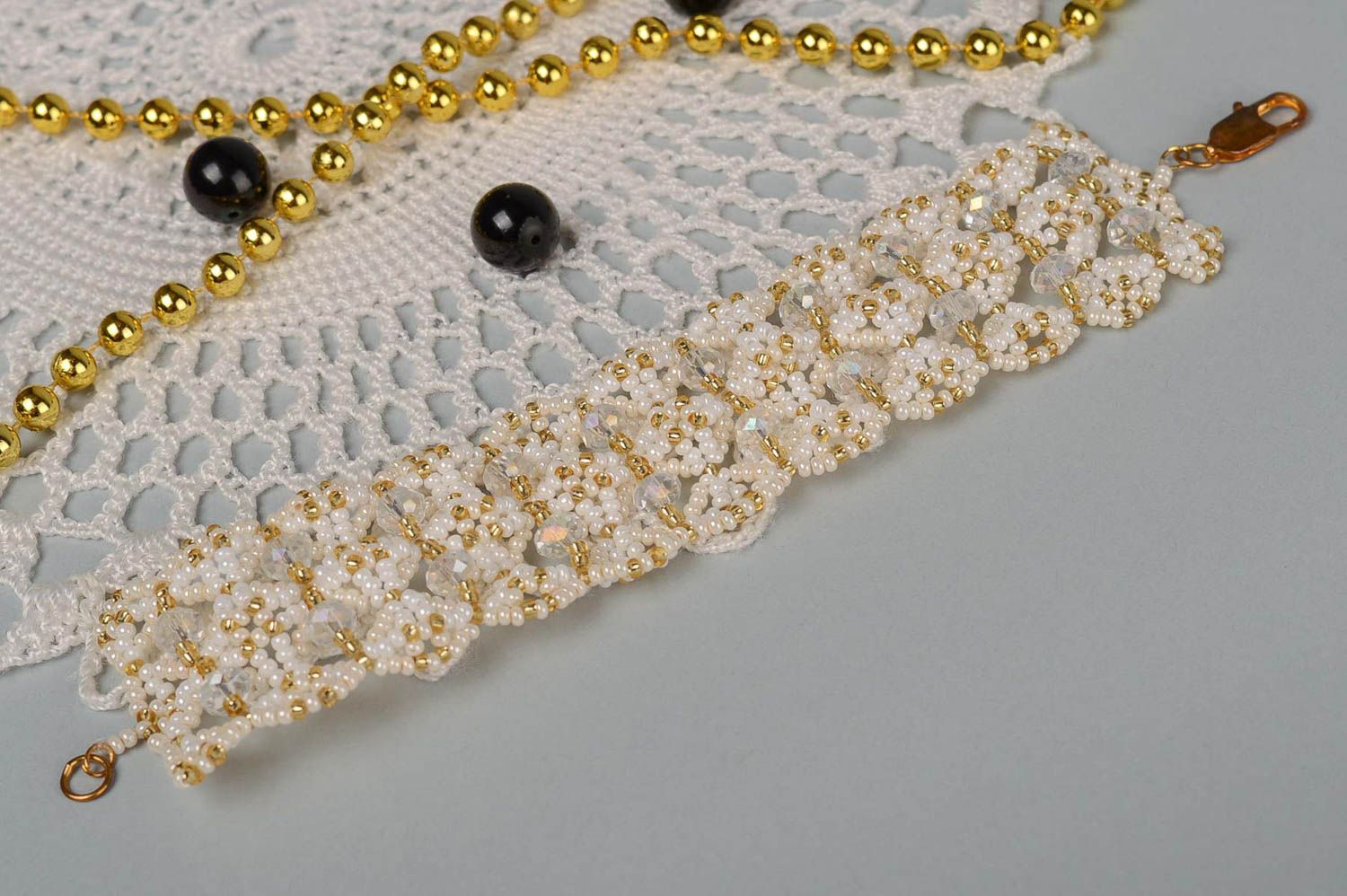 Handmade designer bracelet delicate bracelet for women seed bead bracelets photo 1
