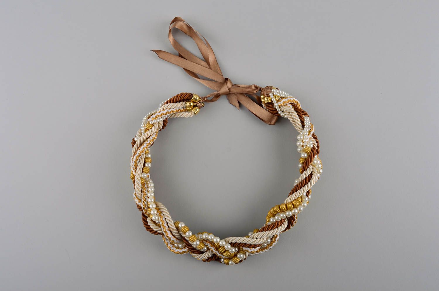 Designer lovely necklace unusual accessory for girls handmade stylish jewelry photo 3