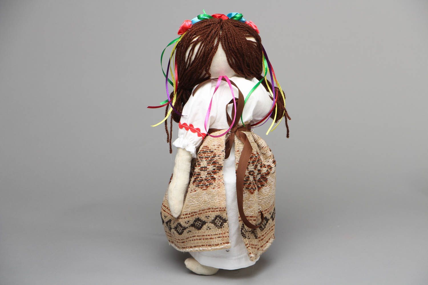 Handmade soft doll Ukrainian Girl photo 3
