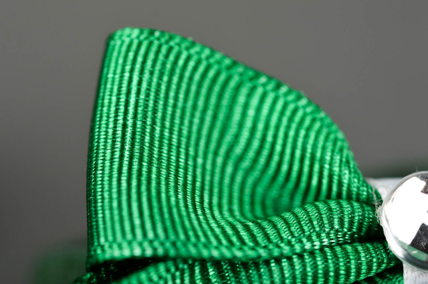 Аксессуар для волос handmade детская резинка зеленый однотонный бантик для волос фото 5