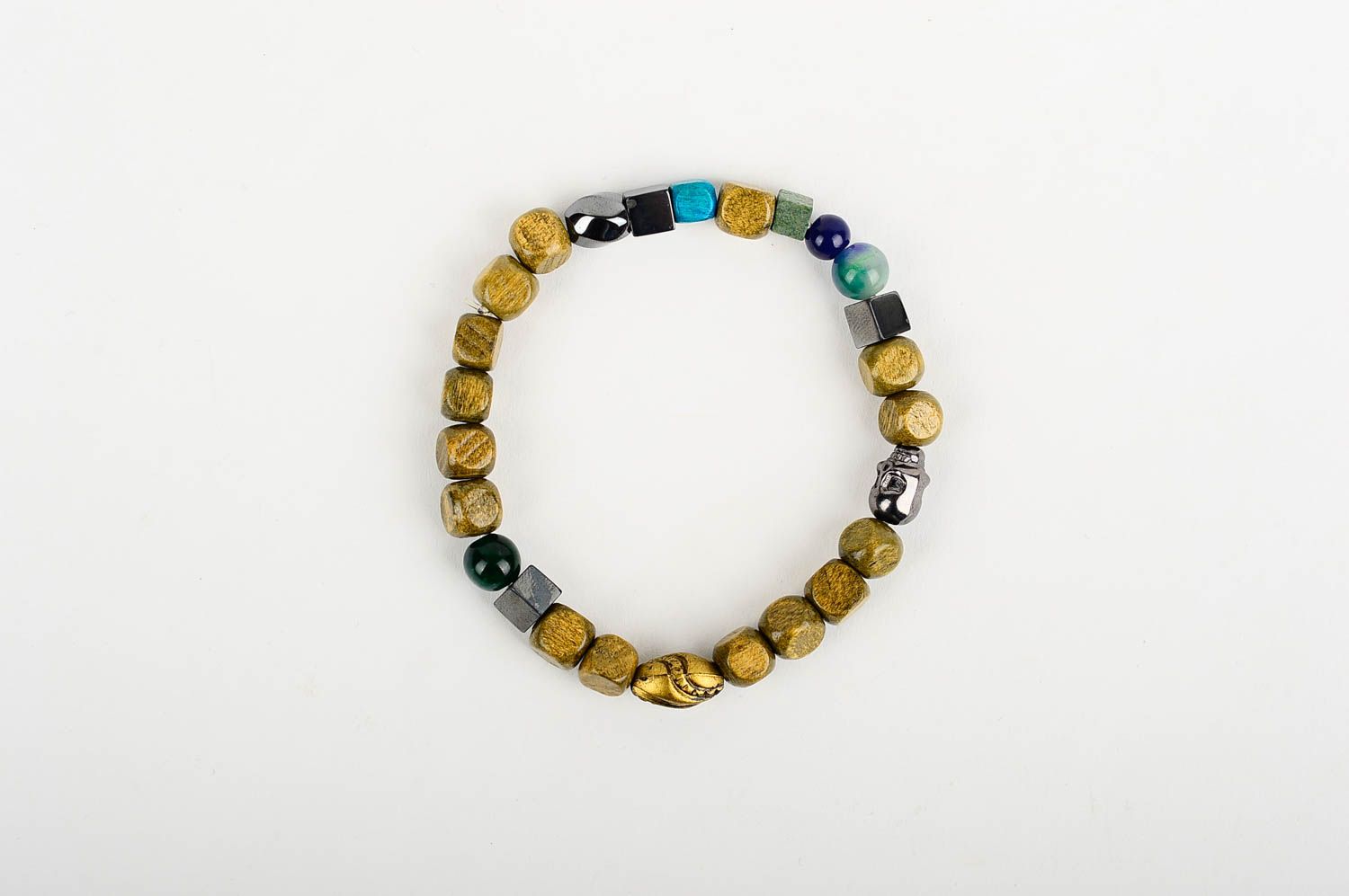 Bracelet perles fantaisie Accessoire fait main Bijou design Cadeau pour femme photo 1