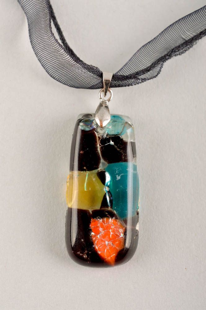 Handmade pendant designer pendant glass pendant unusual accessories gift ideas photo 3