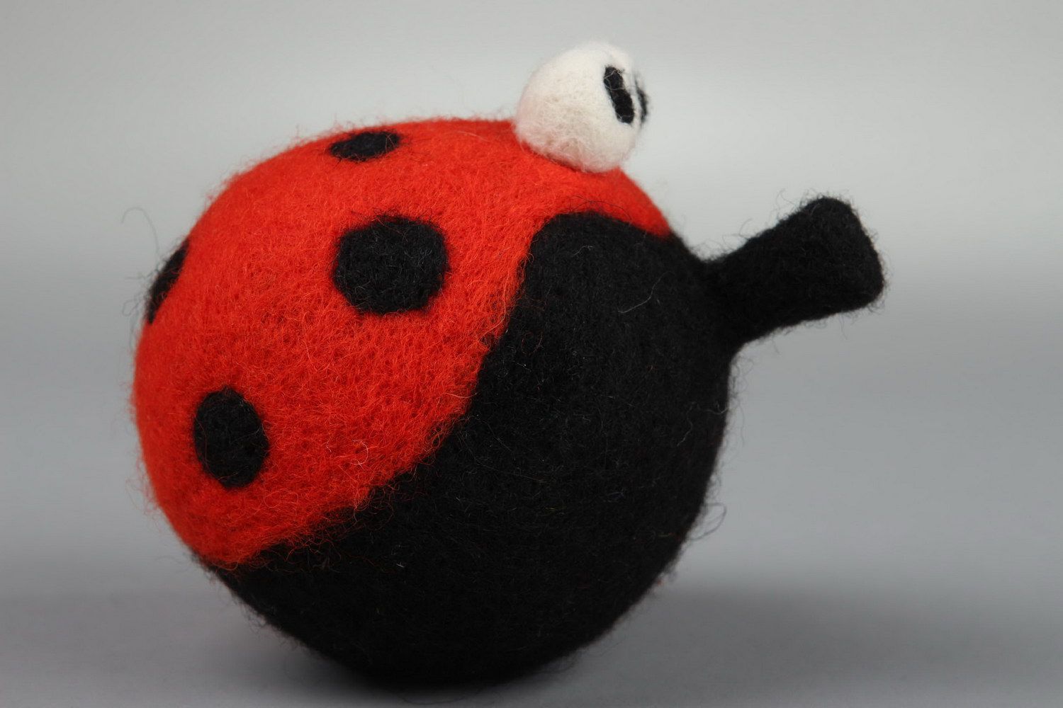 Felted soft toy Ladybird photo 3