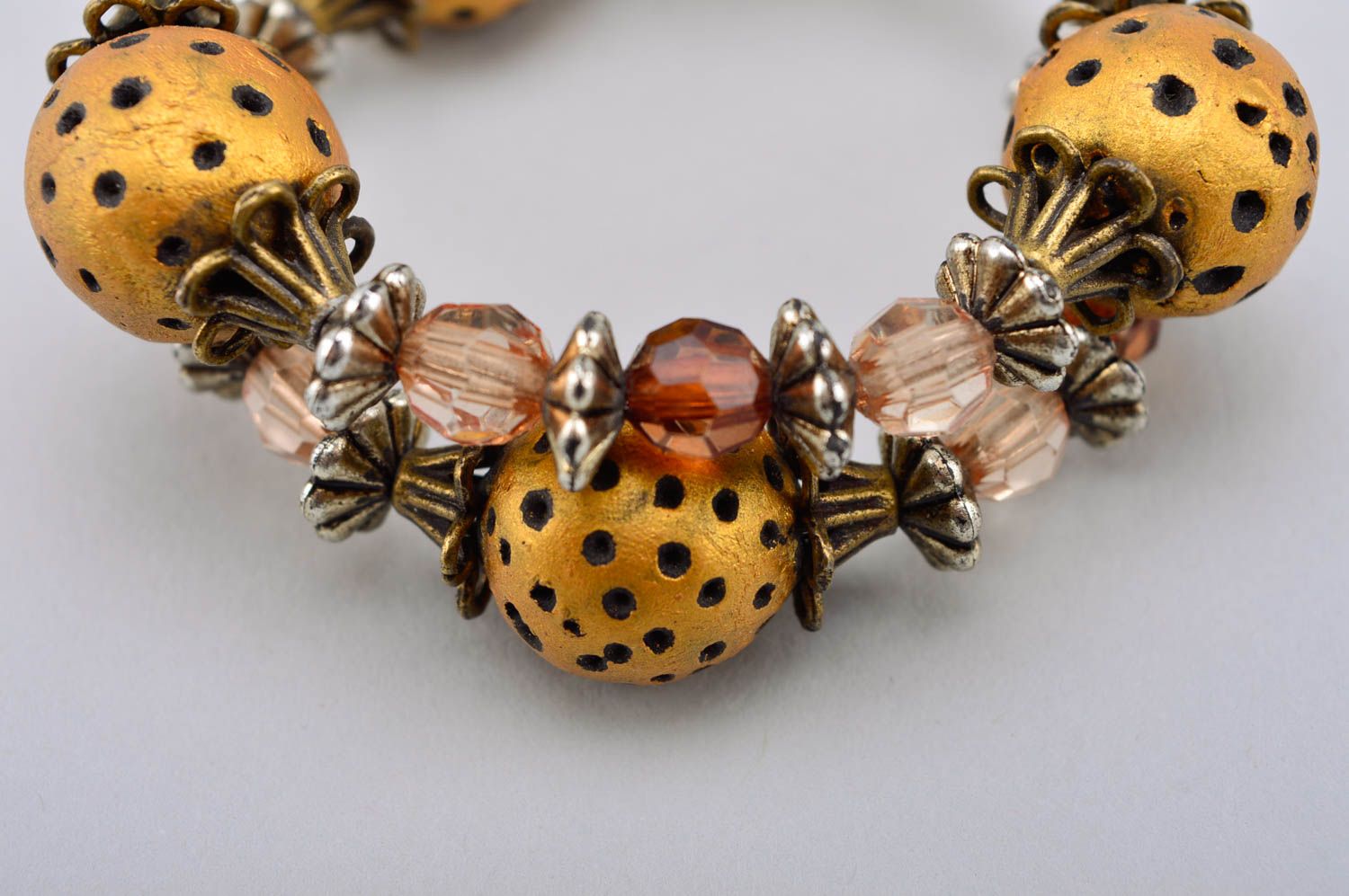 Handmade unusual bracelet plastic designer bracelet female jewelry for gift photo 5