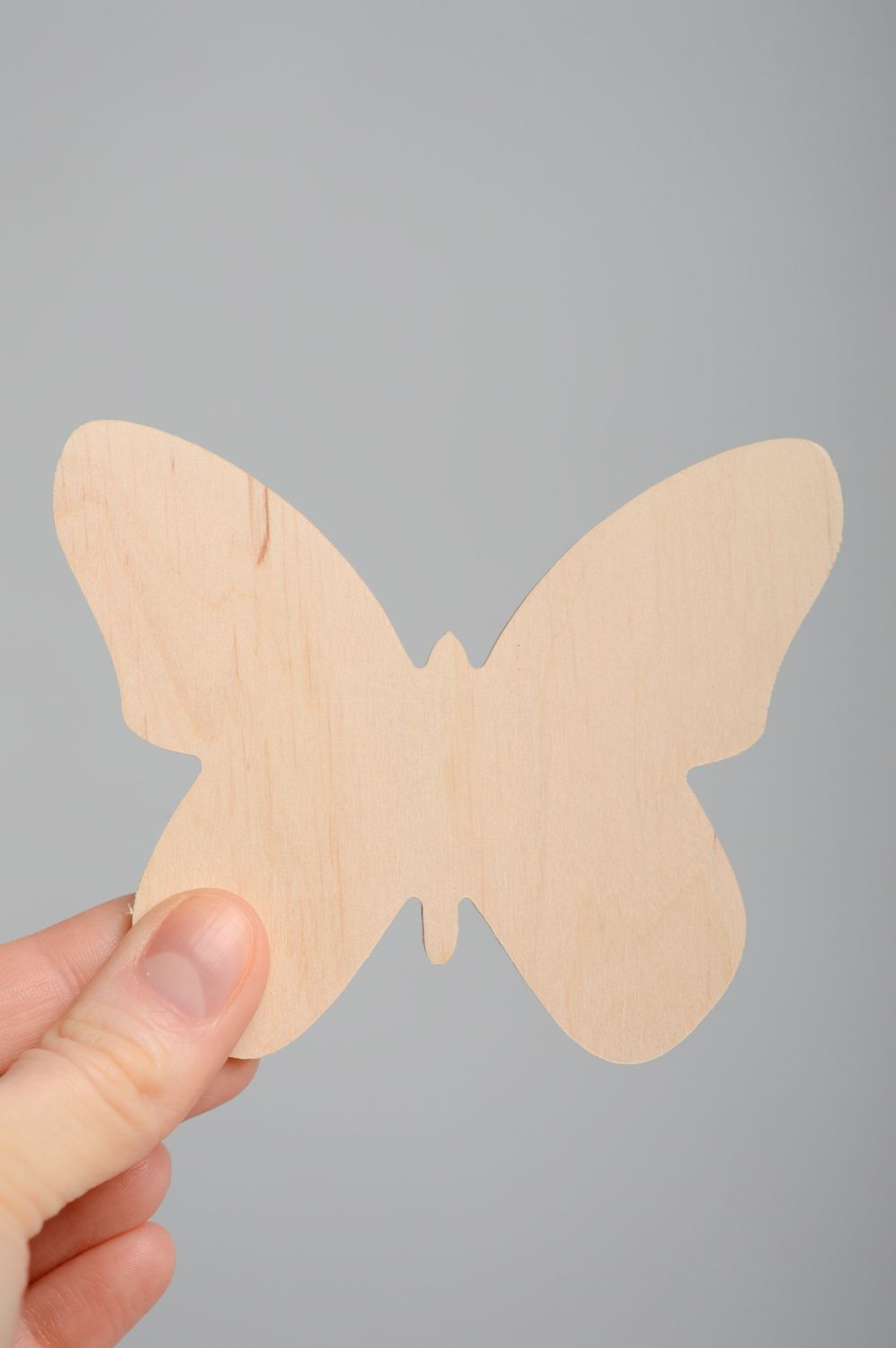 Бабочка из фанеры для росписи маленькая фото 4