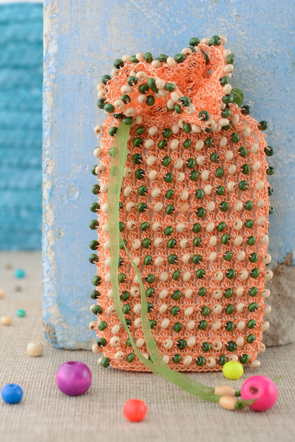 Crochet phone case Fern Flower photo 1