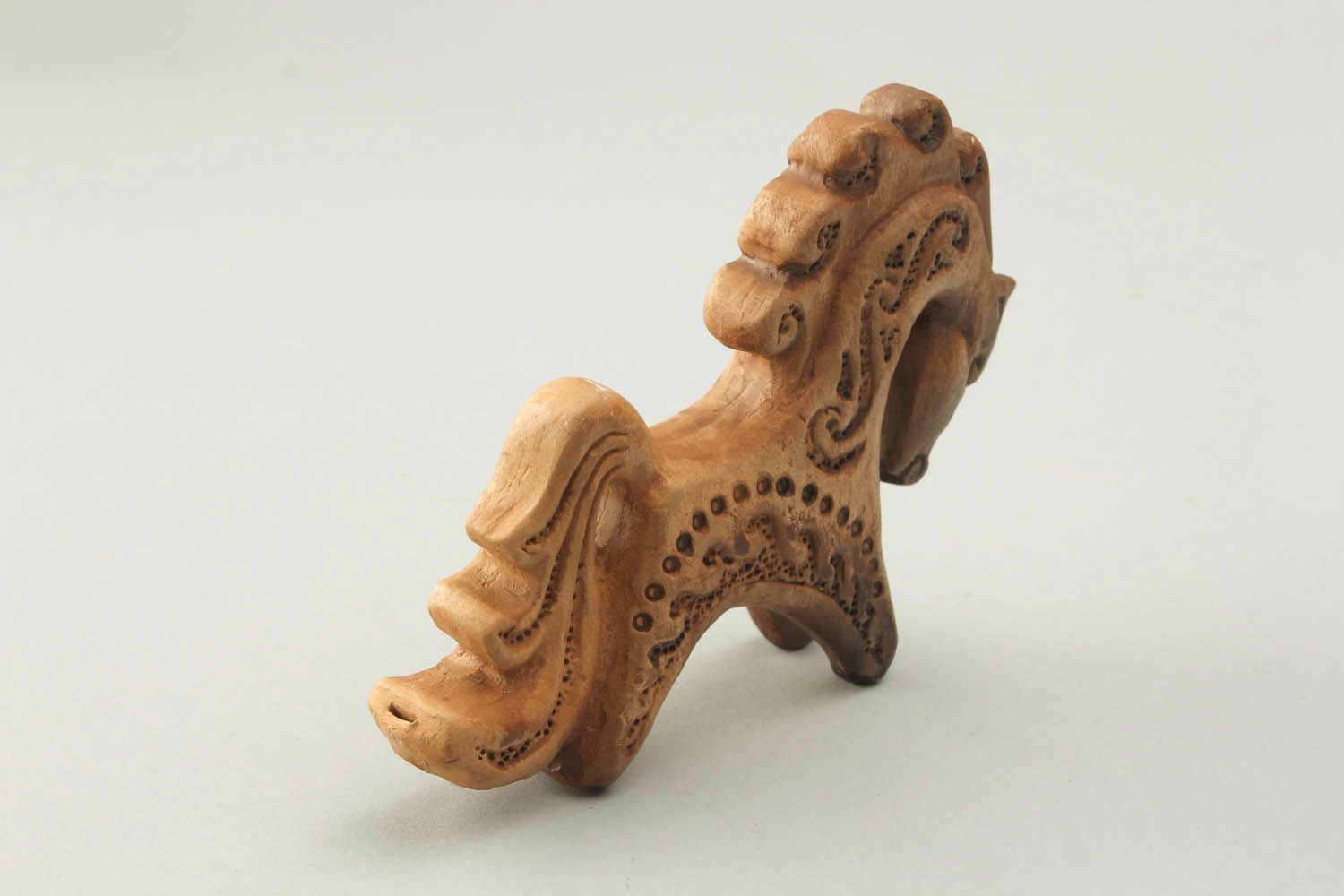 Ceramic whistle in the form of a horse photo 4