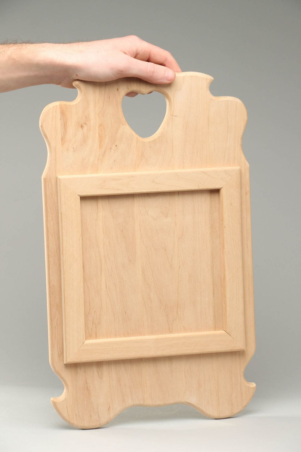 Pieza en blanco para creatividad hecha a mano con forma de llavero de madera foto 4
