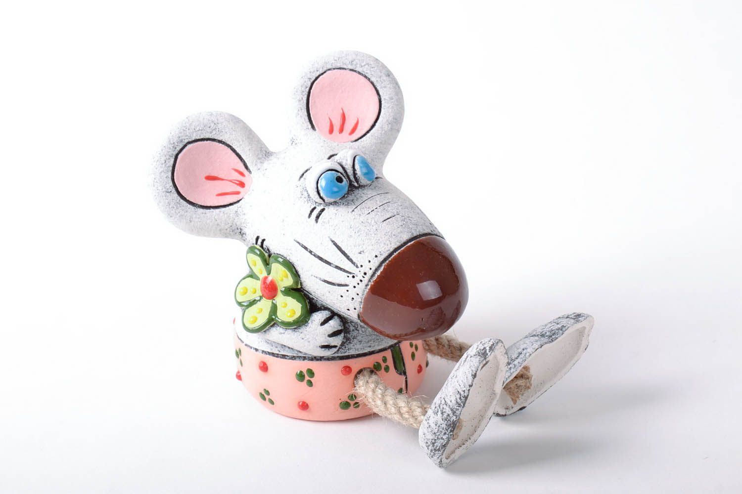 Money box made of ceramics Mouse Miv photo 1