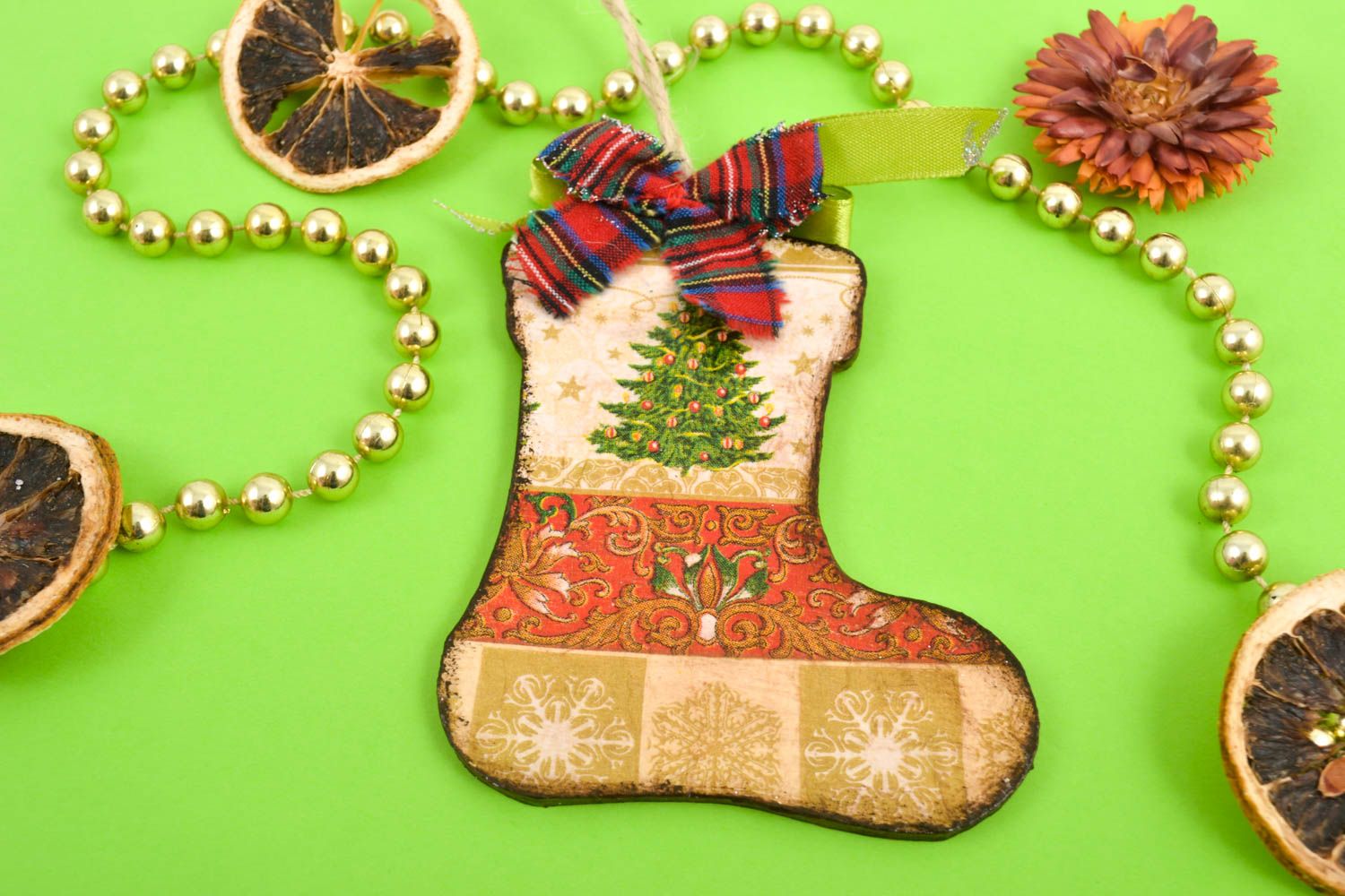 Designer handmade toy beautiful lovely accessories unusual Christmas decor photo 1