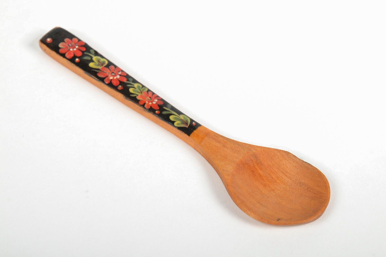 Painted wooden spoon photo 2