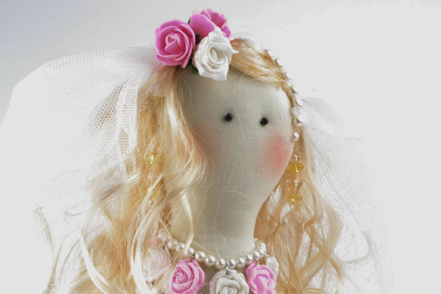 Textile doll Elegant Bride photo 1