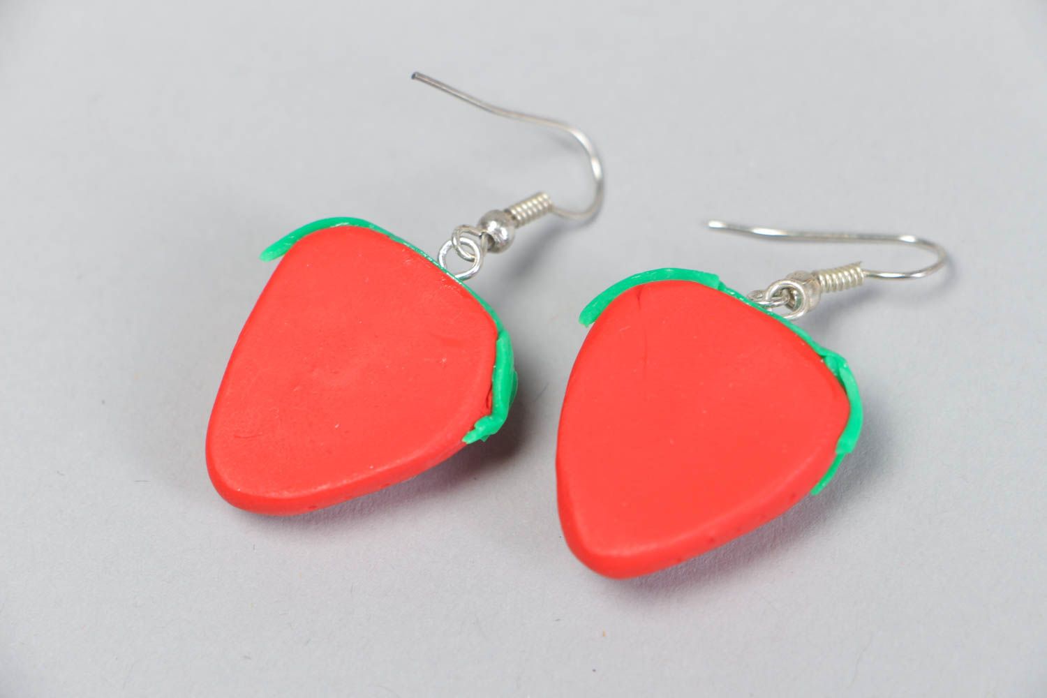 Beautiful handmade plastic earrings for women handcrafted jewelry gifts for her photo 4