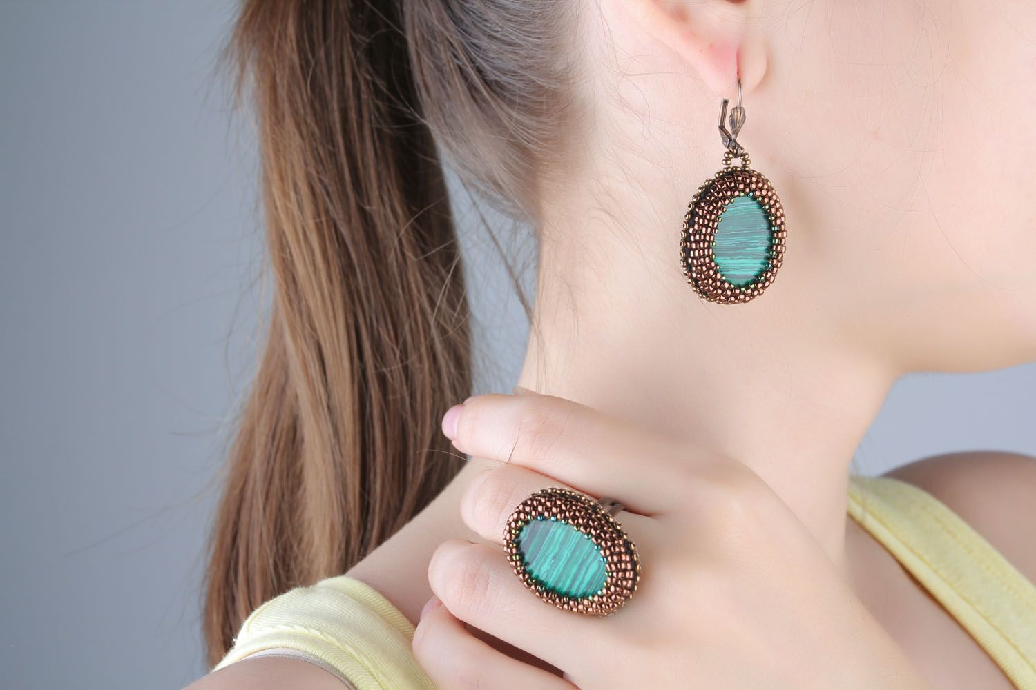 Earrings and ring photo 5