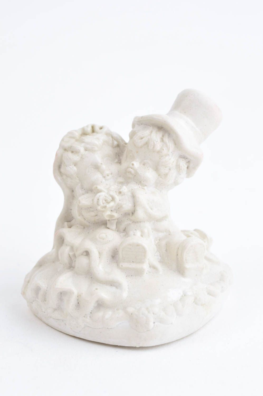 Figura artesanal de yeso blanca regalo original decoración de habitación Niños foto 2