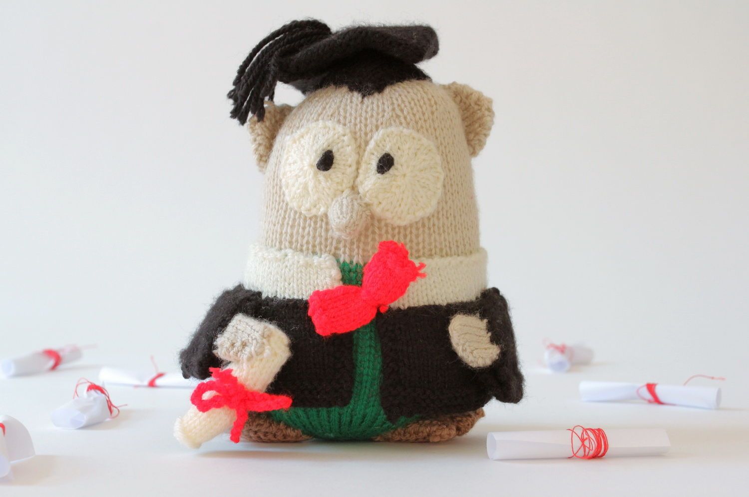 Knitted toy Owl-master photo 5