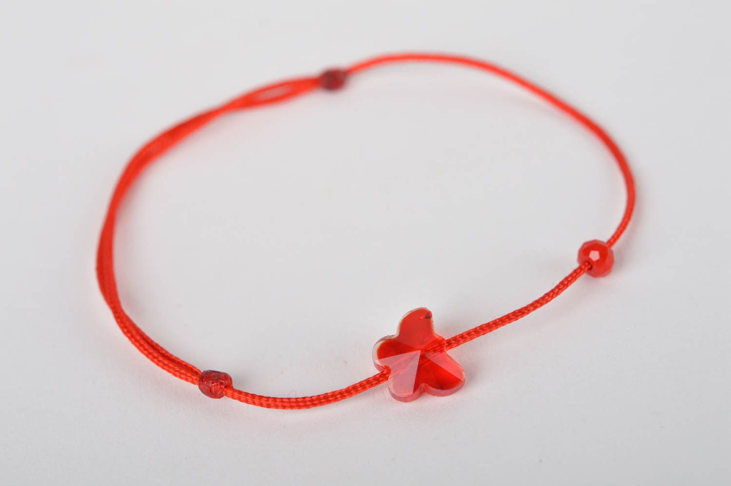 Handmade Schmuck schönes Armband Schmuck für Frauen Designer Accessoire rot foto 3