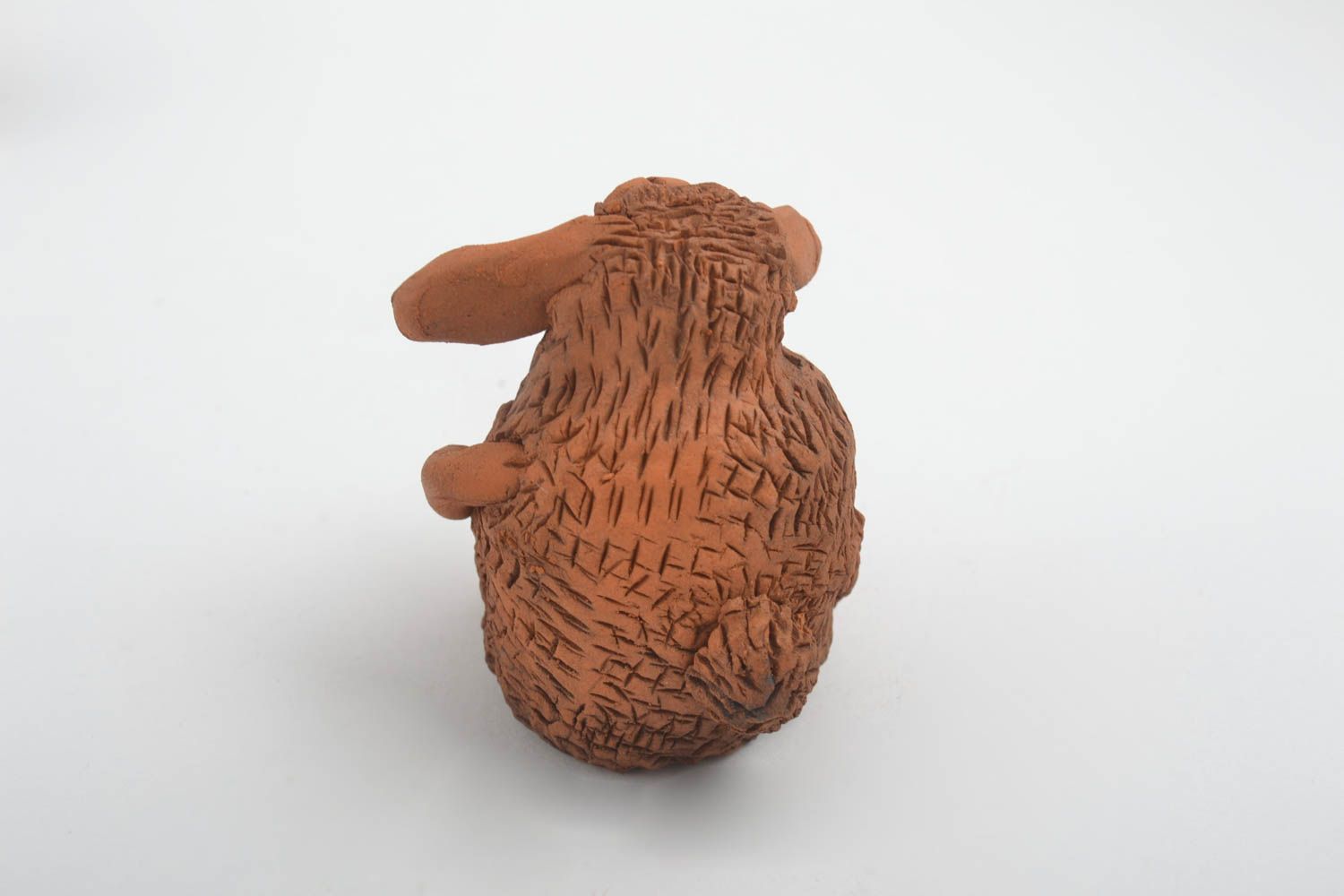Figura de cerámica hecha a mano animal en miniatura oveja souvenir original foto 2