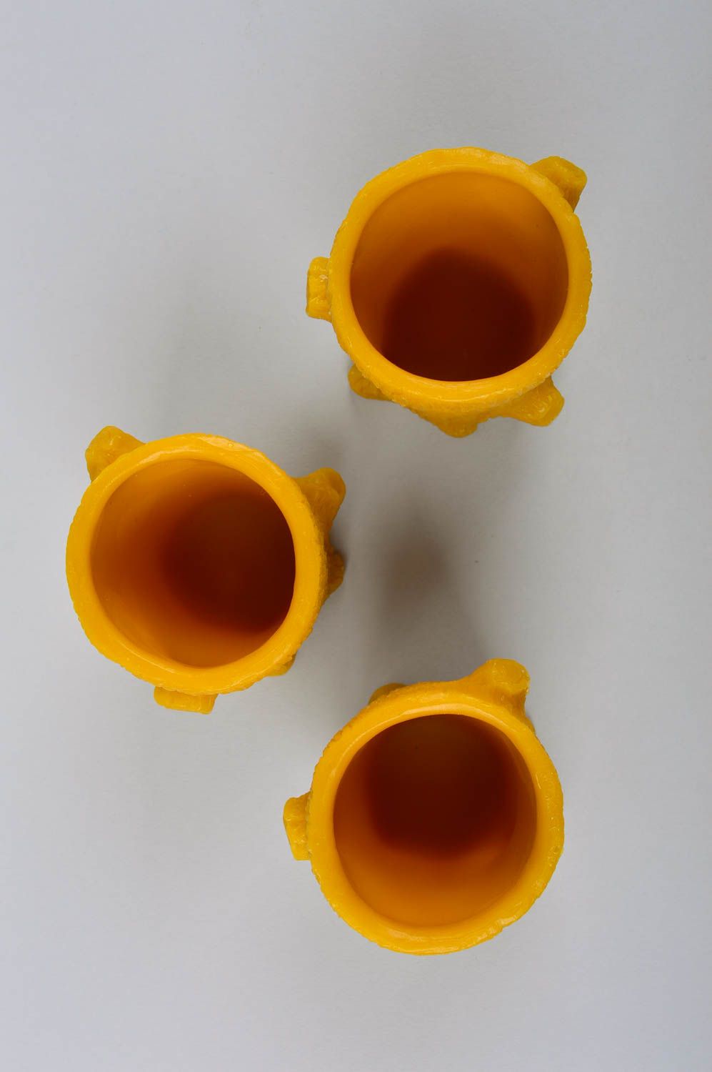 Handmade cups made of wax eco friendly tableware designer shot glasses photo 5