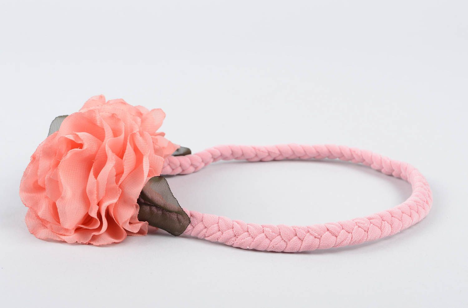 Beautiful handmade flower headband hair accessories for girls flowers in hair photo 3