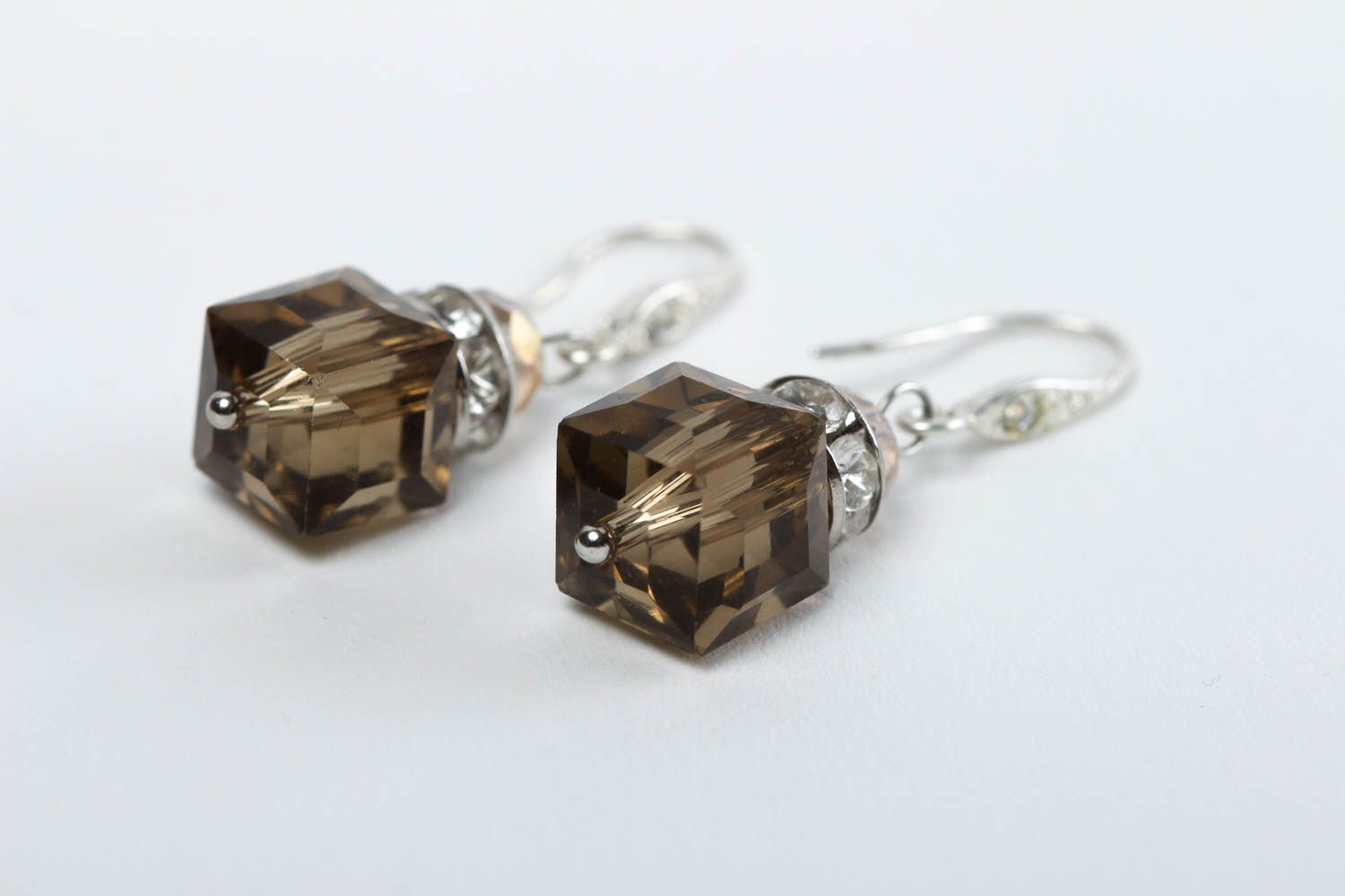 Handmade earrings designer earrings unusual gift crystal earrings gift for her photo 3