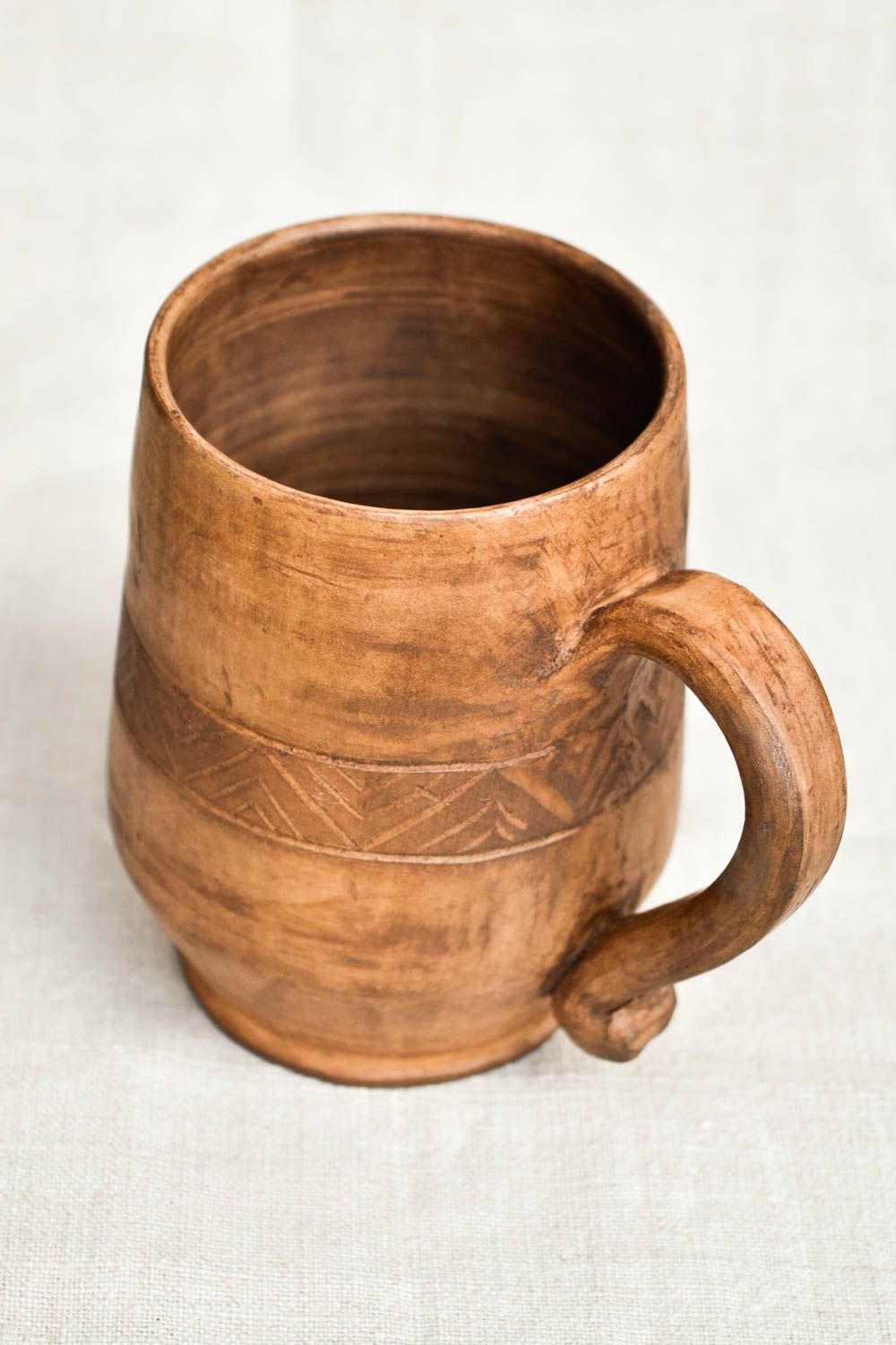 Taza de cerámica hecha a mano para cerveza utensilio de cocina regalo original foto 4