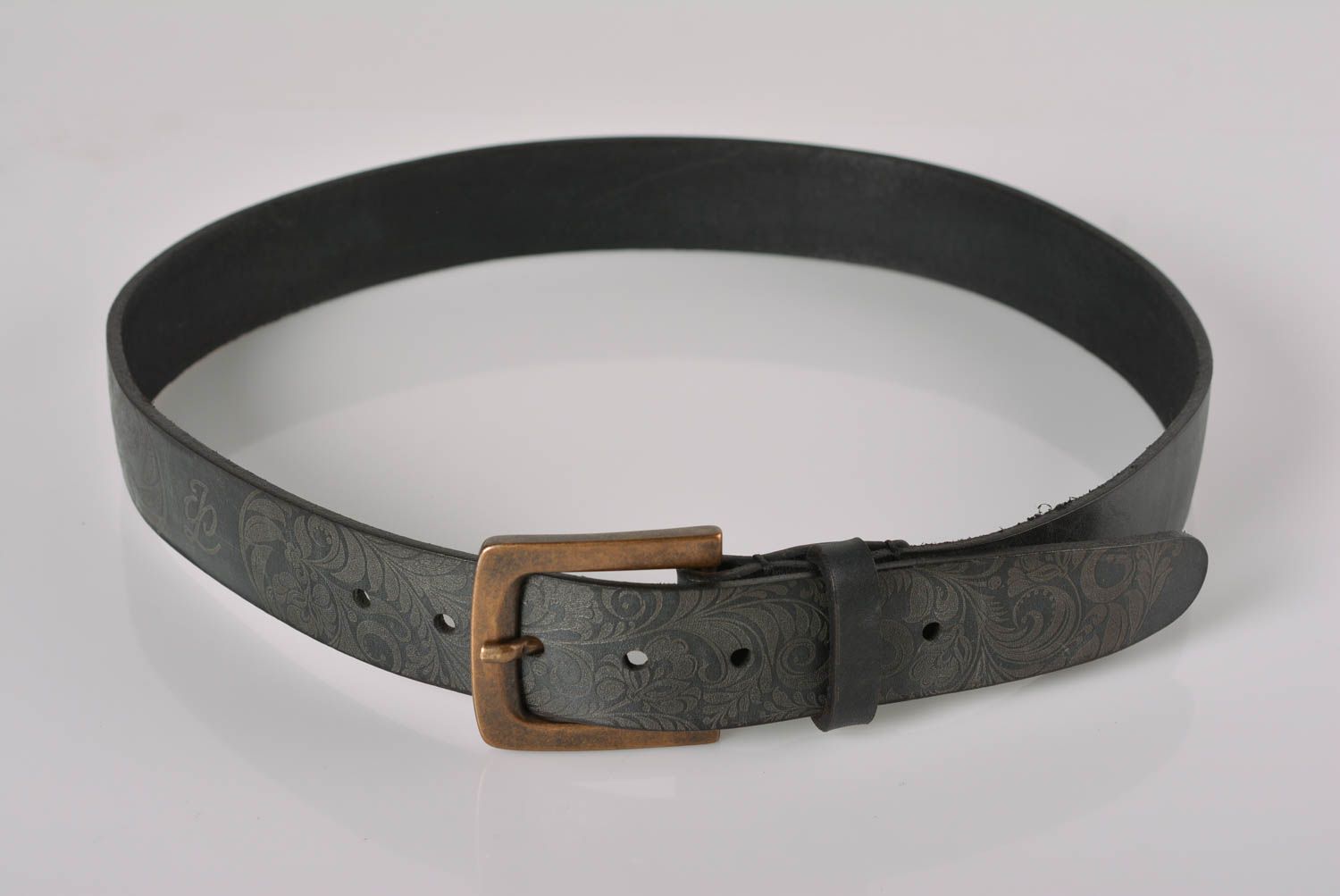 Mens leather belt handmade men belt designer men belts gifts ideas for men photo 5