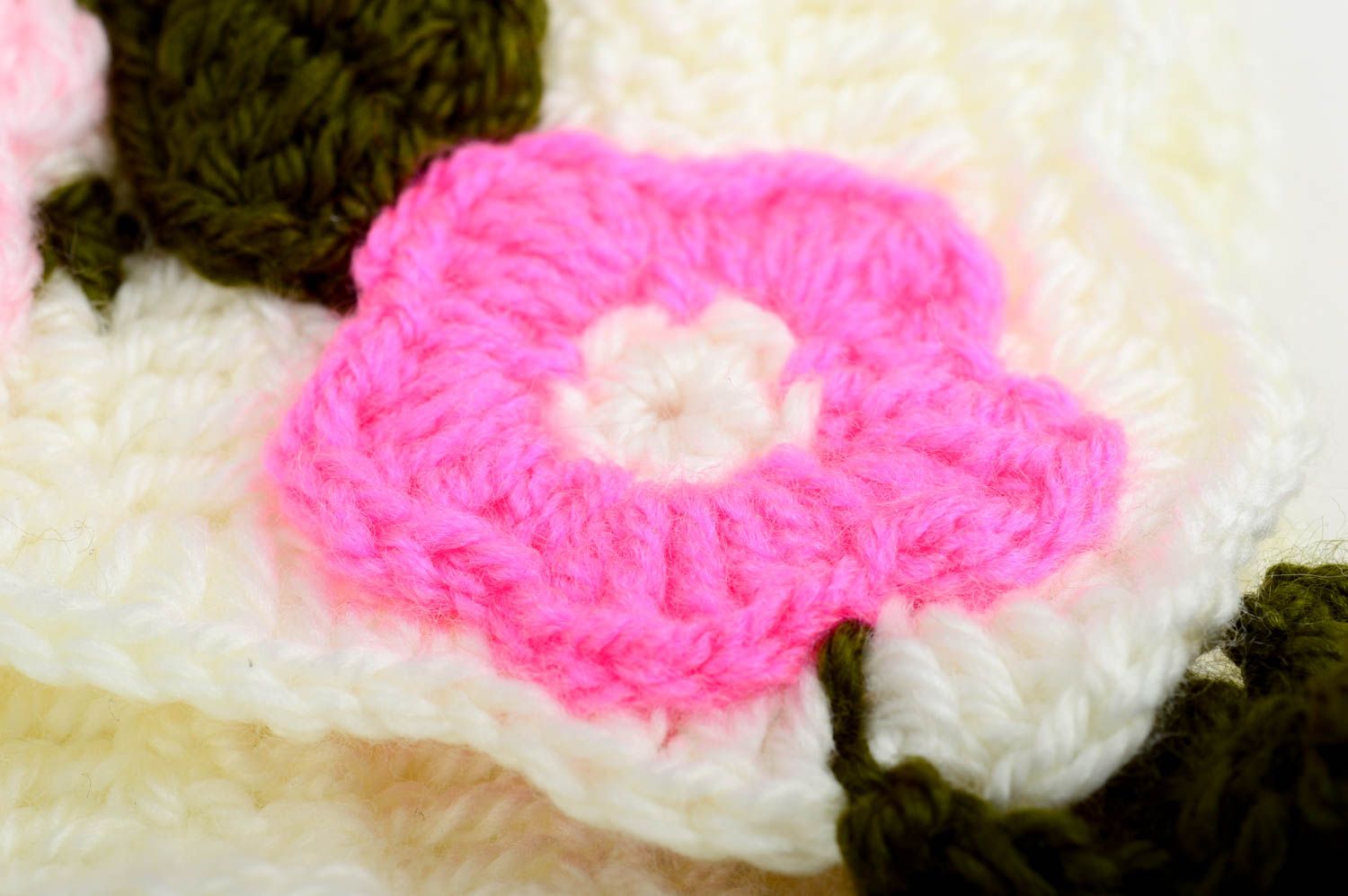 Chaleco tejido a crochet de hilos acrílicos ropa para niña regalo original foto 4