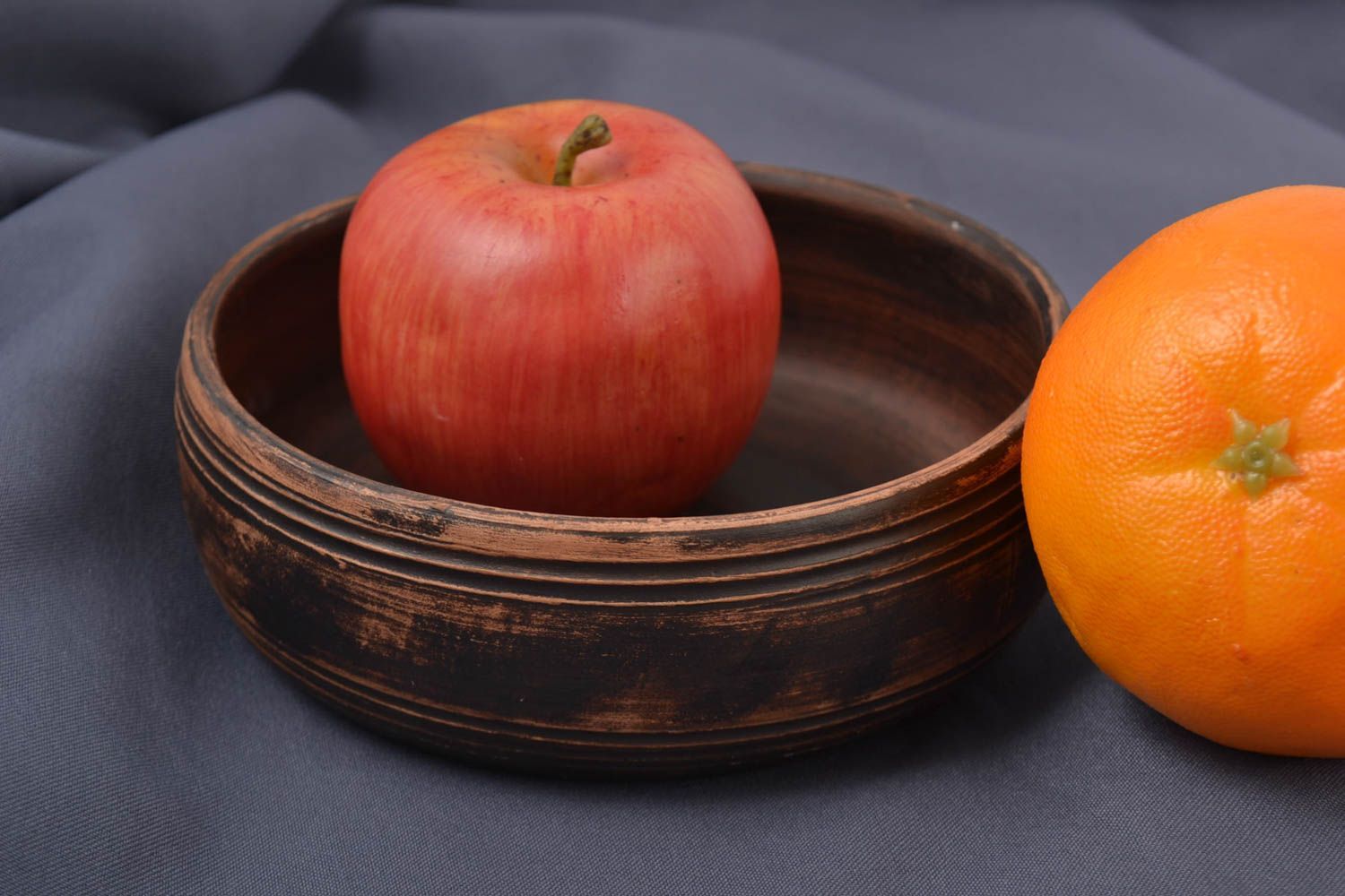 Handmade ceramic bowl decoration for home handmade tableware accessory for home  photo 1