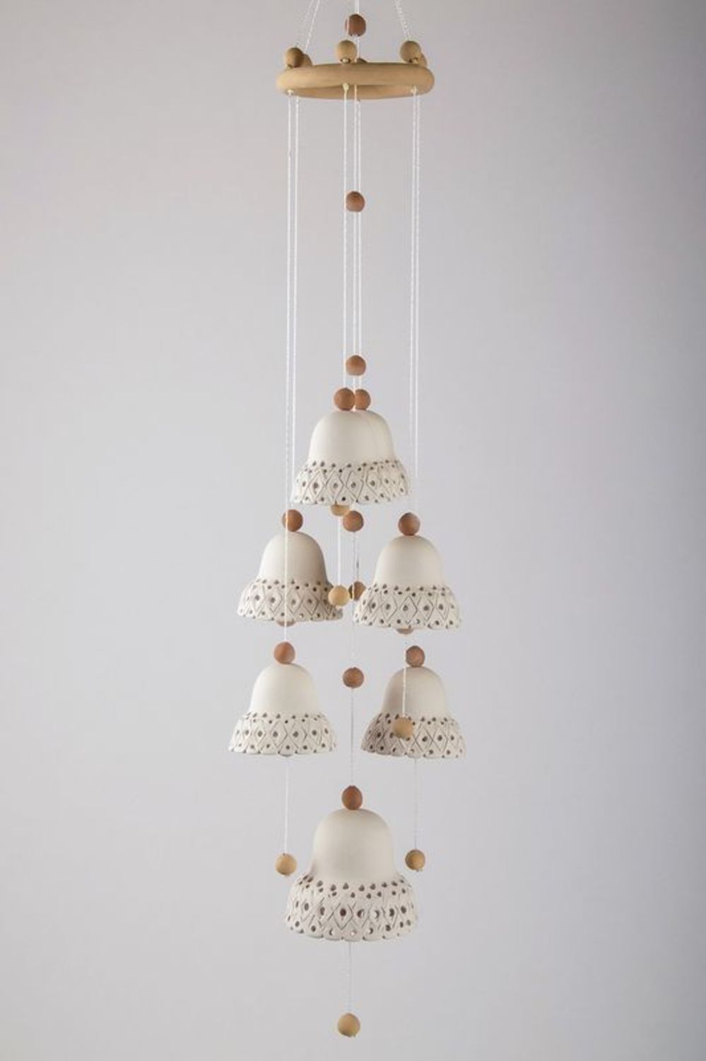 Ceramic bells with balls photo 1