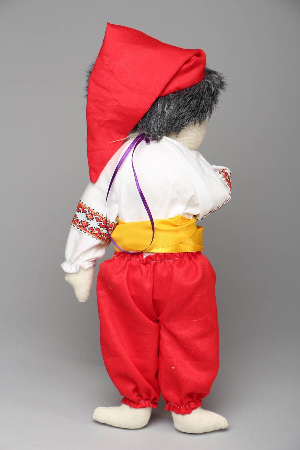 Textil Puppe Junge in Ethno Kleidung foto 3